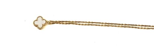 VCA Sweet Alhambra pendant 18K Gold Mother of Pearl - Image 11