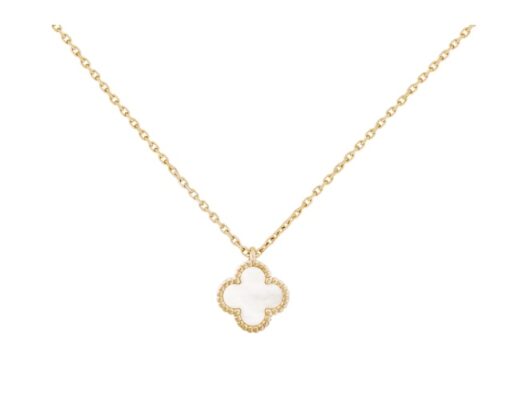 VCA Sweet Alhambra pendant 18K Gold Mother of Pearl