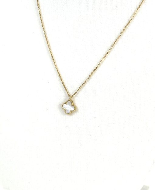 VCA Sweet Alhambra pendant 18K Gold Mother of Pearl - Image 6