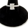 2.5 TCW Radiant Hidden Halo Lab Diamond 14K White Gold Engagement Ring