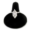 5.0 CW Marquise Brilliant Diamond 14K White Gold Engagement Ring