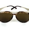 YSL Amelia Leopard Print Brown and Gold Sunglasses