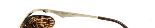 YSL Amelia Leopard Print Brown and Gold Sunglasses - Image 10