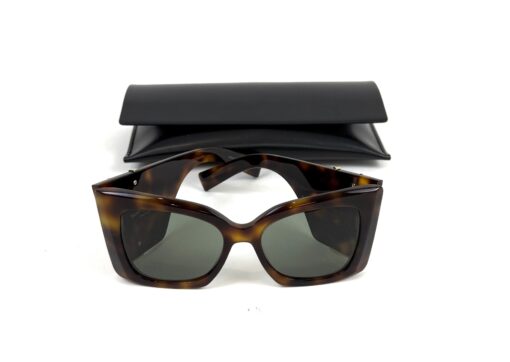YSL Tortoise Medium Havana and  Light Gold Sunglasses