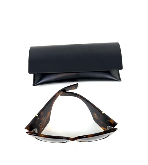 YSL Tortoise Medium Havana and  Light Gold Sunglasses - Image 12