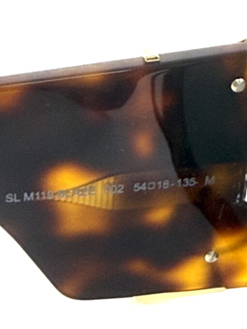 YSL Tortoise Medium Havana and  Light Gold Sunglasses - Image 11