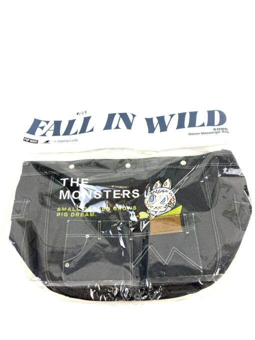 THE MONSTERS FALL IN WILD SERIES-Denim Messenger Bag - Image 3