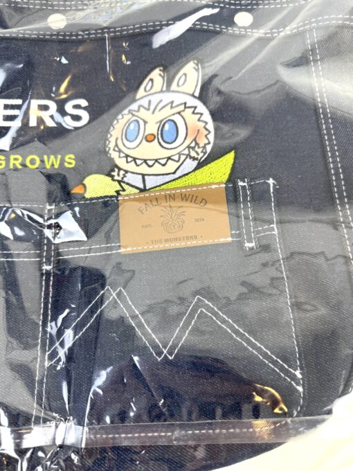 THE MONSTERS FALL IN WILD SERIES-Denim Messenger Bag - Image 5