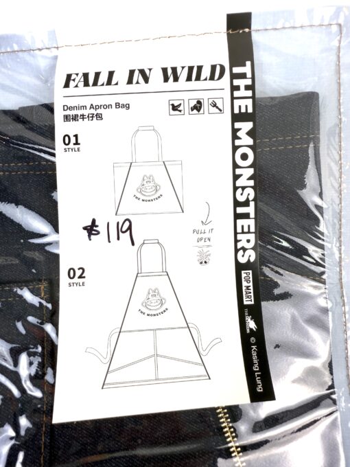THE MONSTERS FALL IN WILD SERIES-Denim Apron/Tote Bag - 2 in 1 - Image 6