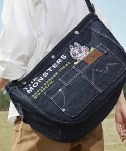Alternative view of THE MONSTERS FALL IN WILD SERIES-Denim Messenger Bag