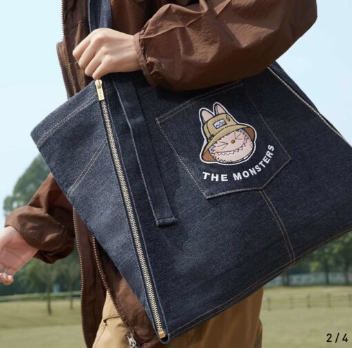 THE MONSTERS FALL IN WILD SERIES-Denim Apron/Tote Bag - 2 in 1 - Image 5