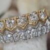 1.35 TCW .925 Silver Lab Diamond Ring Size 6