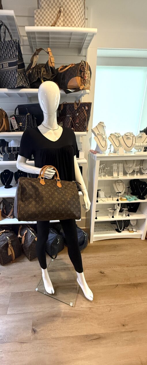 Louis Vuitton Monogram Speedy 40 Satchel - Image 2