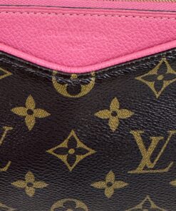 Louis Vuitton Monogram Pallas Clutch Rose Fizzy Crossbody 3