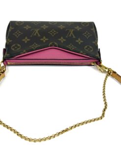 Louis Vuitton Monogram Pallas Clutch Rose Fizzy Crossbody 13