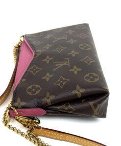 Louis Vuitton Monogram Pallas Clutch Rose Fizzy Crossbody 10