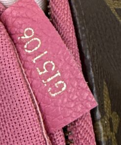 Louis Vuitton Monogram Pallas Clutch Rose Fizzy Crossbody 6