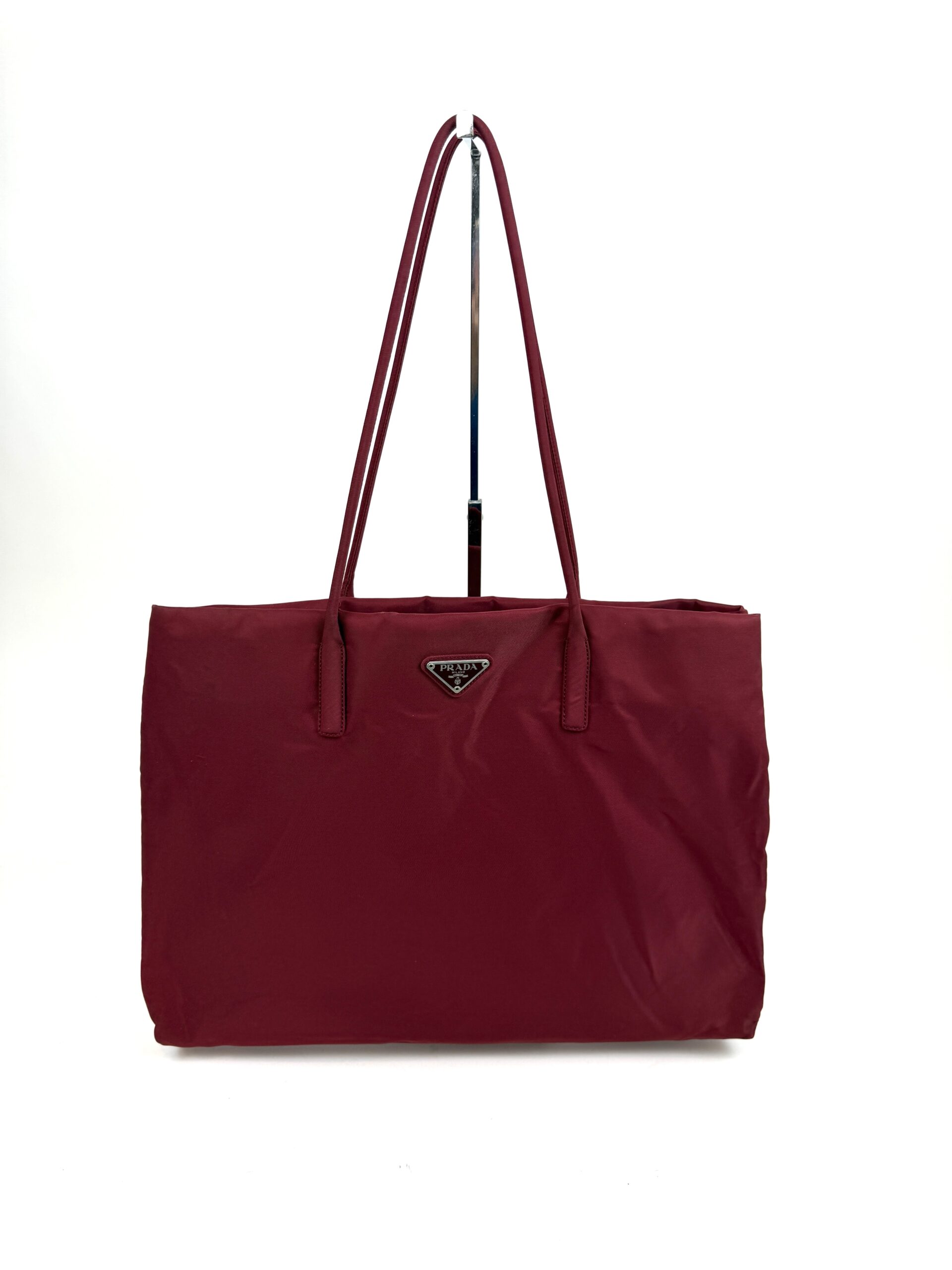 Prada Tessuto Nylon Tote Bordeaux Prada Tessuto Nylon Tote Bordeaux