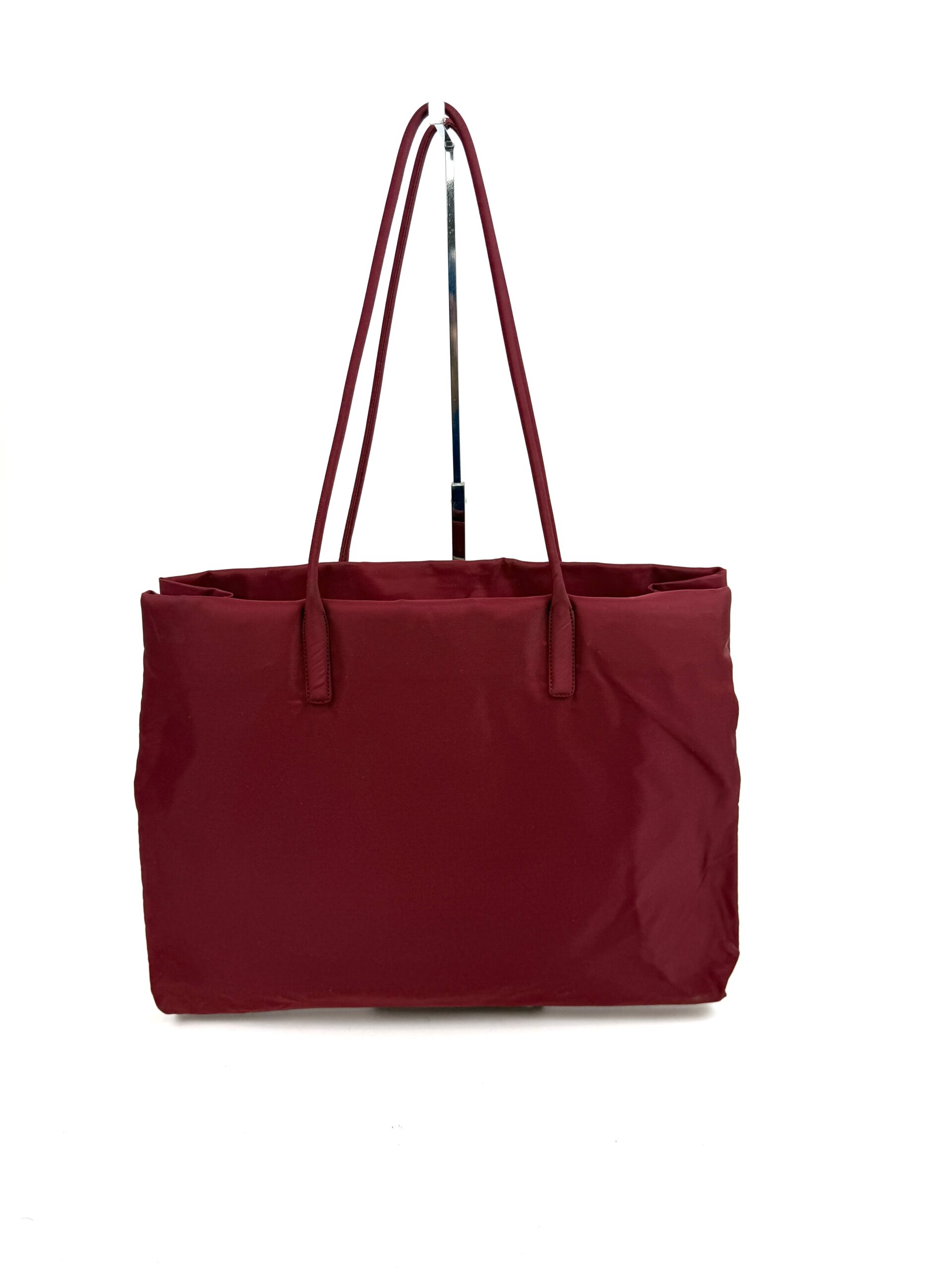 Prada Tessuto Nylon Tote Bordeaux 4 Prada Tessuto Nylon Tote Bordeaux - Image 4