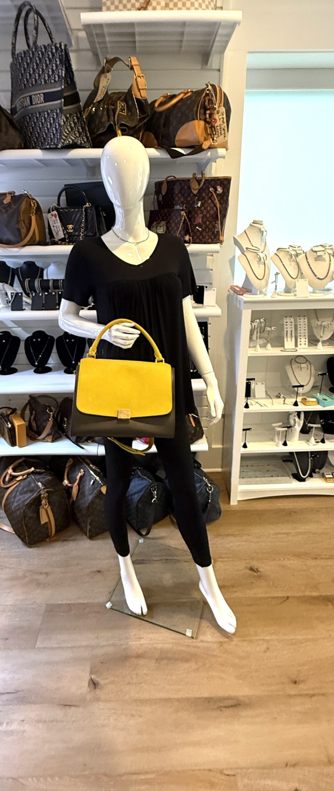 Celine Elephant Calfskin Small Tri-Color Trapeze Yellow 13 Celine Elephant Calfskin Small Tri-Color Trapeze Yellow 13