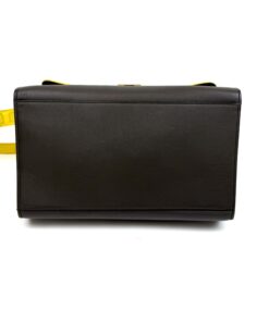 Celine Elephant Calfskin Small Tri-Color Trapeze Yellow 21