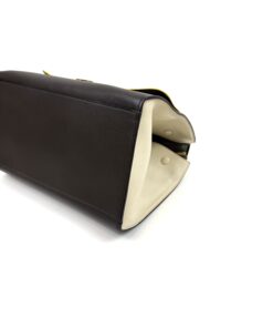 Celine Elephant Calfskin Small Tri-Color Trapeze Yellow 20