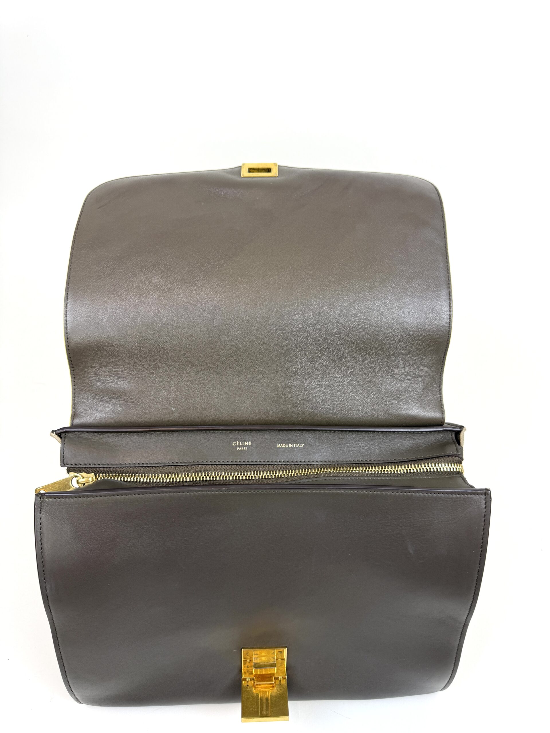 Celine Elephant Calfskin Small Tri-Color Trapeze Yellow 17 Celine Elephant Calfskin Small Tri-Color Trapeze Yellow 17