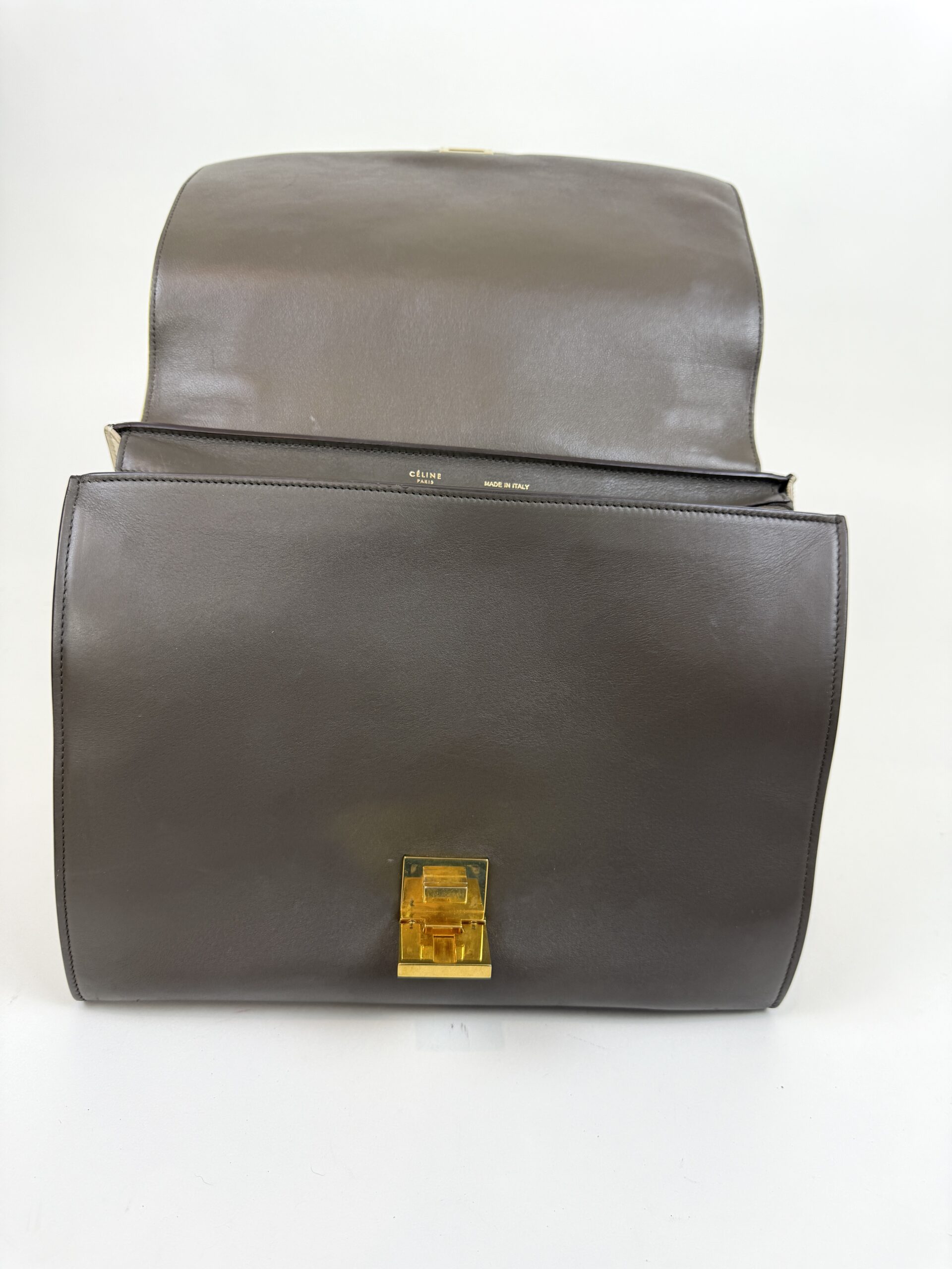 Celine Elephant Calfskin Small Tri-Color Trapeze Yellow 16 Celine Elephant Calfskin Small Tri-Color Trapeze Yellow 16