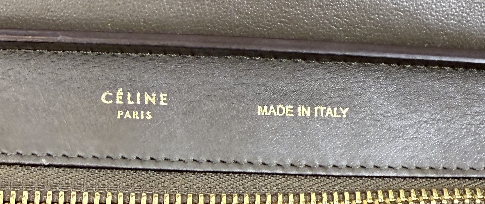 Celine Elephant Calfskin Small Tri-Color Trapeze Yellow 15 Celine Elephant Calfskin Small Tri-Color Trapeze Yellow 15