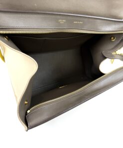 Celine Elephant Calfskin Small Tri-Color Trapeze Yellow 11