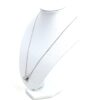 Necklace on the bust from a three quarter angle