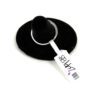 Ring laid over the display with the retail tag attached