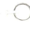 Band beside its tag reading 1/8 carat silver band