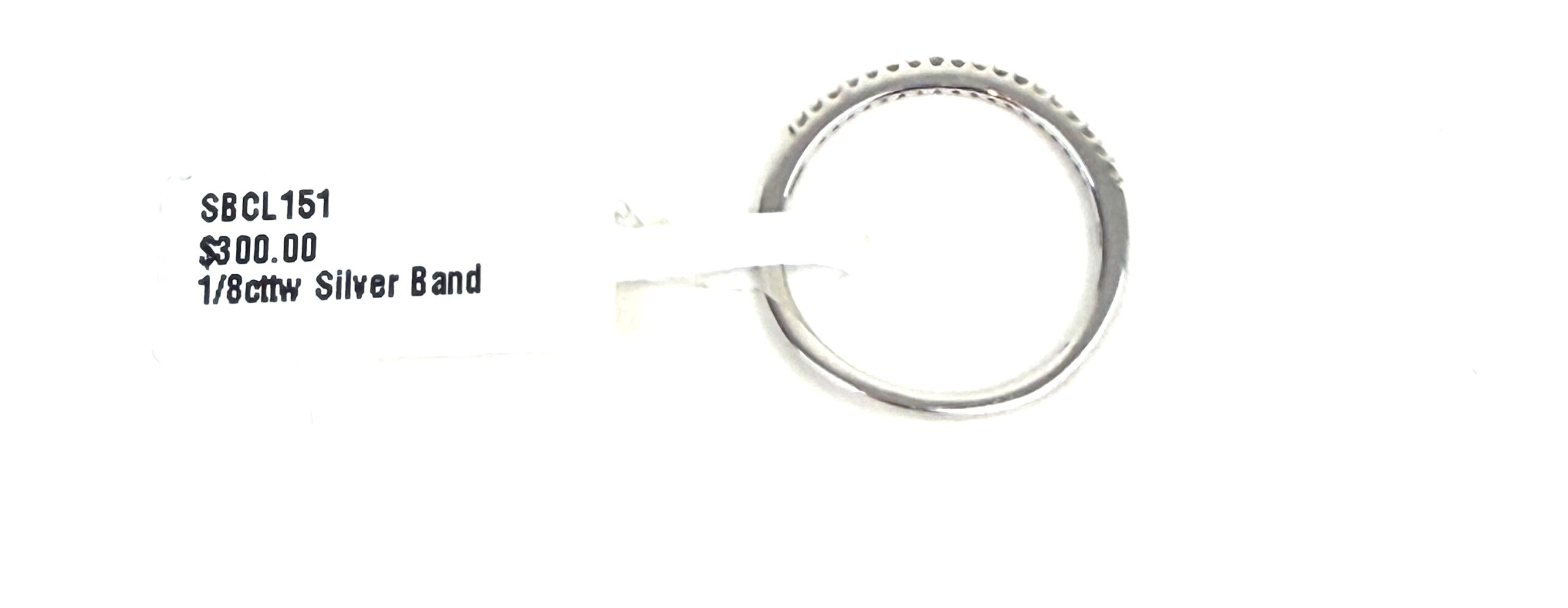 1/8 Carat Natural Diamond .925 Sterling Silver Simple Eternity Band 7 1/8 Carat Natural Diamond .925 Sterling Silver Simple Eternity Band - Image 7