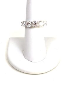 3 Carat Lab Diamond 14K White Gold Eternity Band Size 7 3