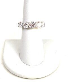 3 Carat Lab Diamond 14K White Gold Eternity Band Size 7 5