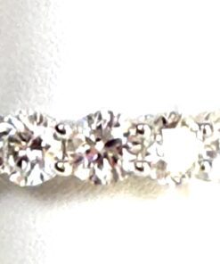 3 Carat Lab Diamond 14K White Gold Eternity Band Size 7 3 Carat Lab Diamond 14K White Gold Eternity Band Size 7