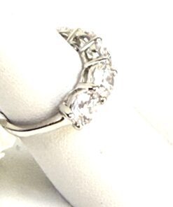 3 Carat Lab Diamond 14K White Gold Eternity Band Size 7 4