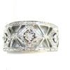 .20 Carat Natural Diamond 10K White Gold Fashion Band Size 7