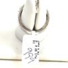 Ring on the display with the handwritten tag attached