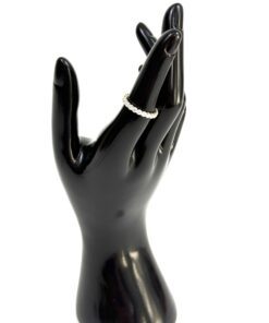 Alternative view of 1.5 Carat Lab Diamond 14K Yellow Gold Eternity Band Size 6