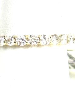 1.5 Carat Lab Diamond 14K Yellow Gold Eternity Band Size 6 1.5 Carat Lab Diamond 14K Yellow Gold Eternity Band Size 6