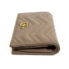 Angled view of the chevron matelasse and gold GG