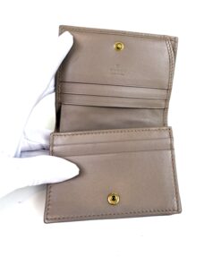 Gucci Calfskin Matelasse Marmont Card Case Wallet Porcelain Rose 9