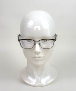 Alternative view of Tom Ford TF5733-B Unisex Shiny Gunmetal Frames Blue Block Lenses