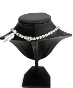 10 Carat Lab Grown Diamond 17″ Tennis Necklace .925 Silver 6