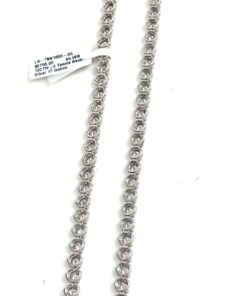 10 Carat Lab Grown Diamond 17″ Tennis Necklace .925 Silver 8