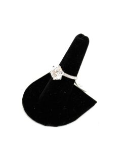 5.77 Carat Lab Grown Round Brilliant Diamond Engagement Ring 14K White Gold 4