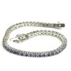 Tanzanite Natural Gemstone Birthstone 3mm .925 Tennis Bracelet 7.5″ (Copy) 3
