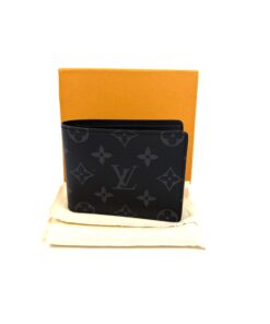 Louis Vuitton Monogram Eclipse Grey Slender Wallet (Copy) 2